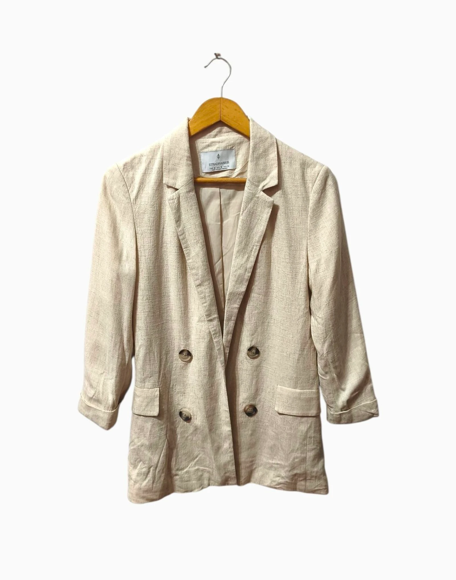 Blazer crema Stradivarius mujer Talla XS